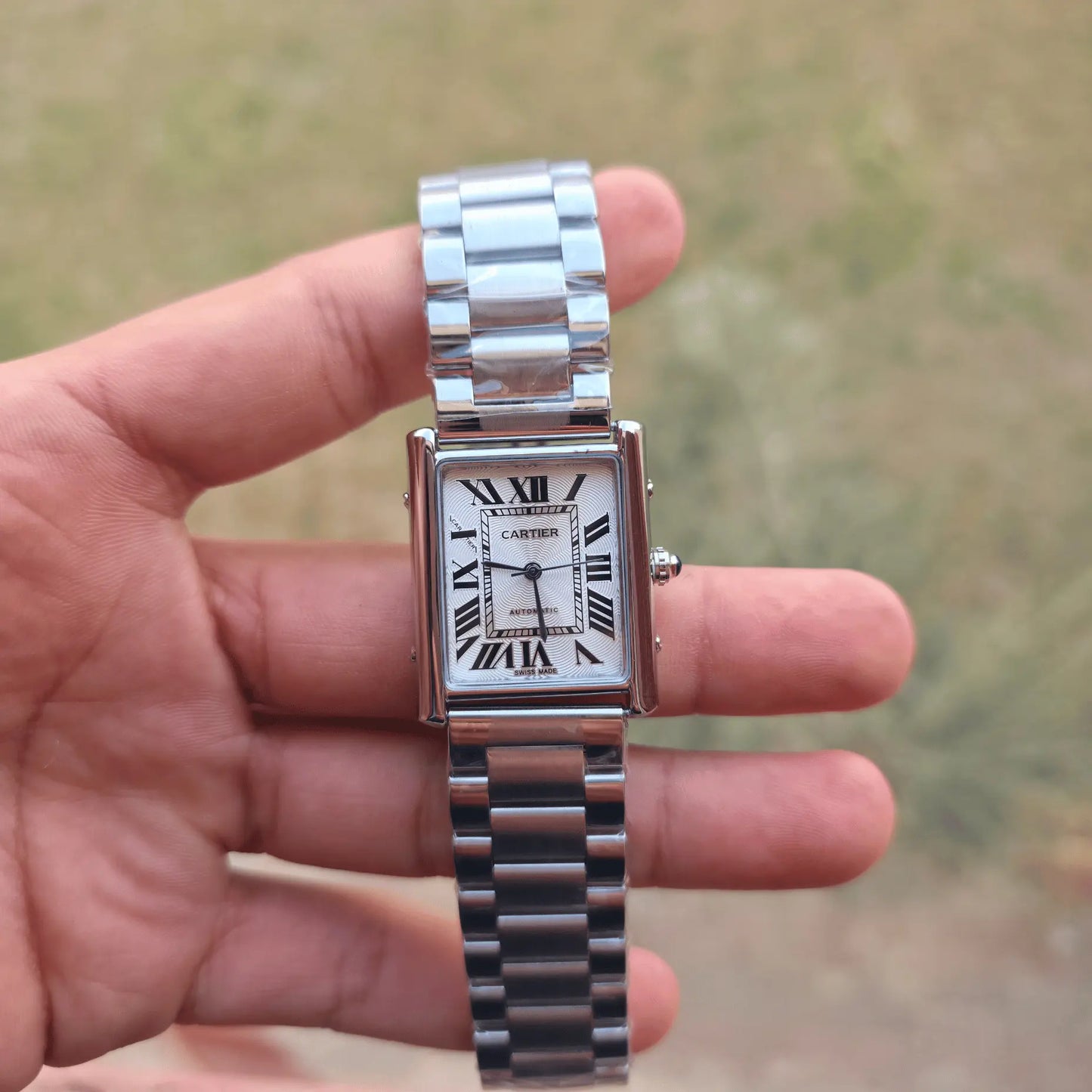 Cartier Tank Metal White - Silver