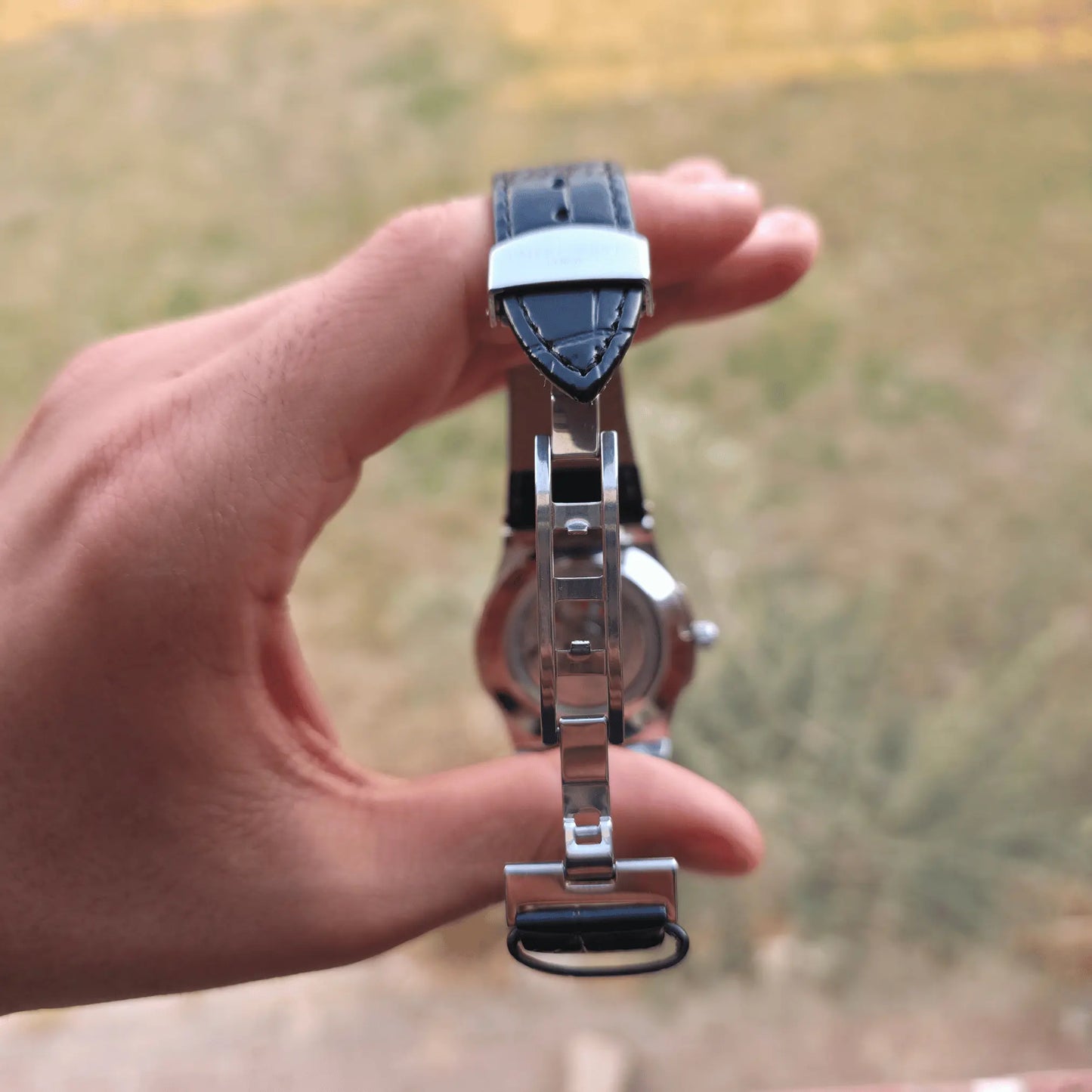 Patek Philippe Leather Strap White- Back