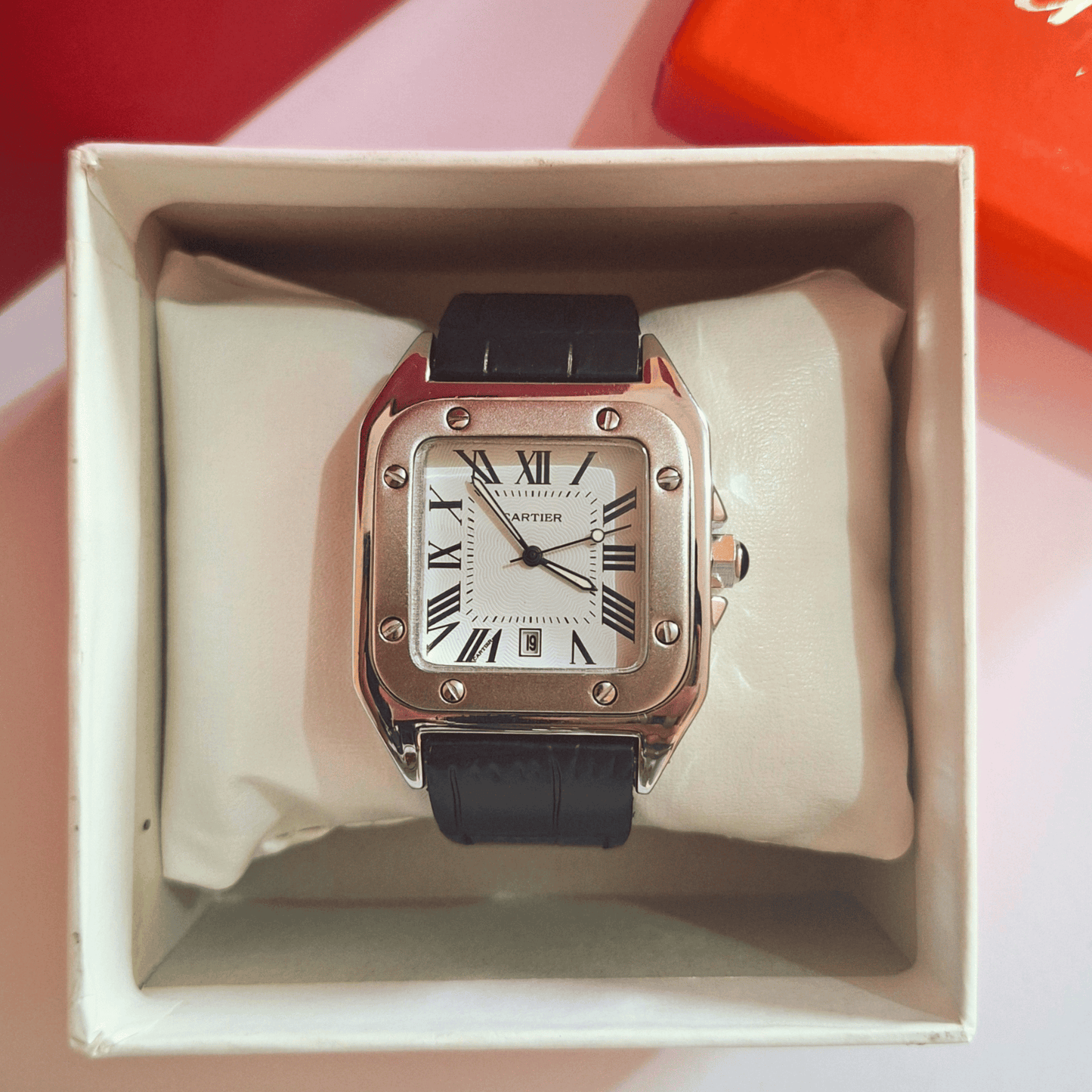 Cartier Santos Leather