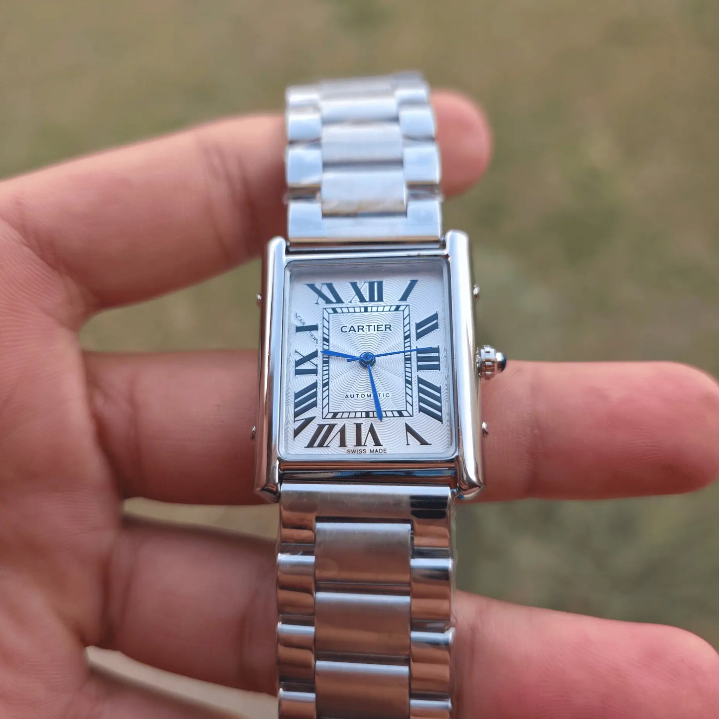 Cartier Tank Metal White - Silver