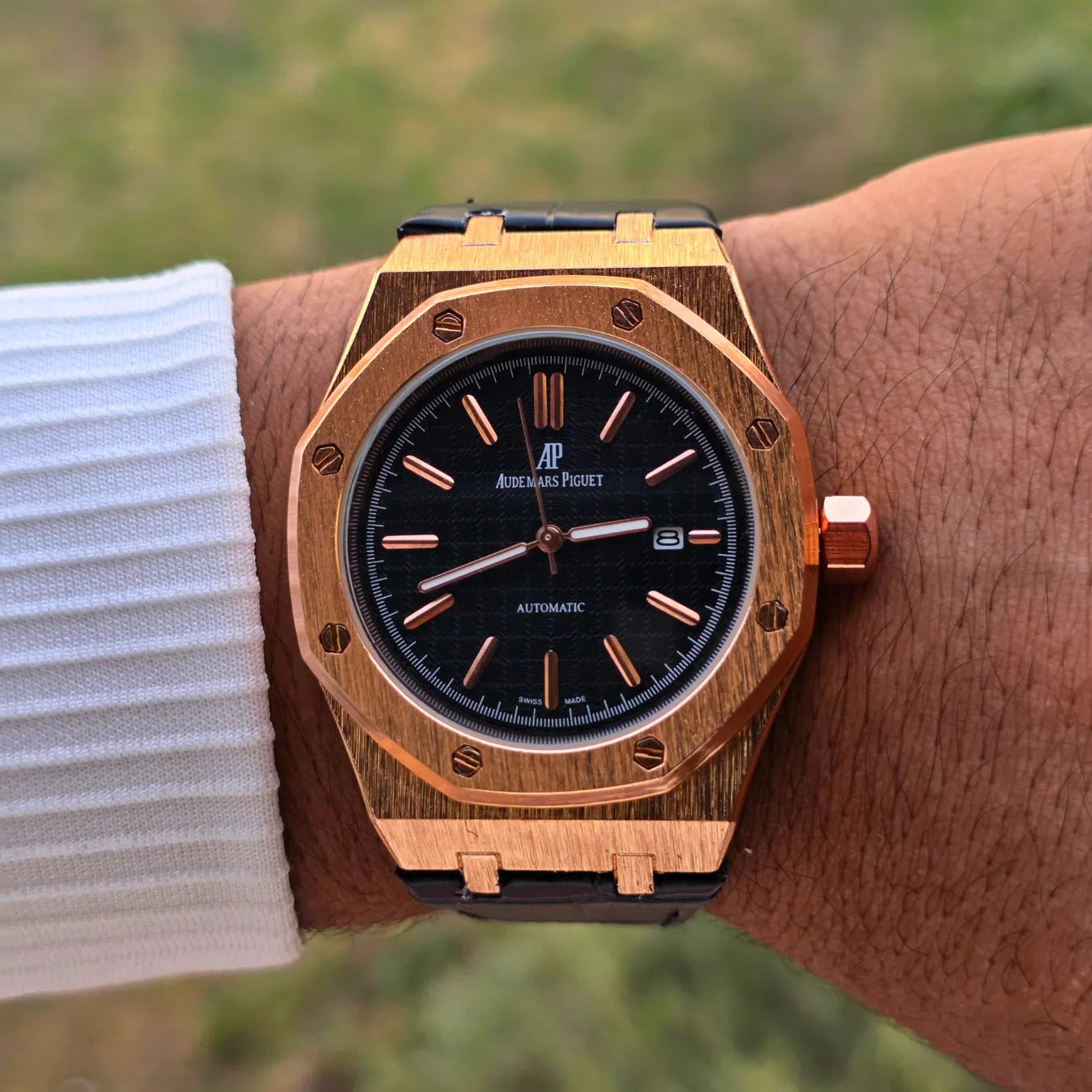 Royal Chrono Leather Watch