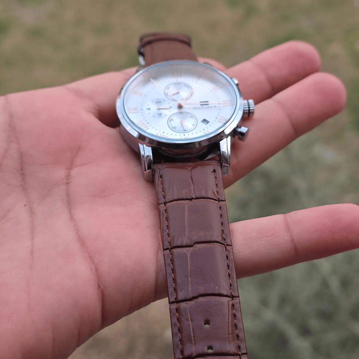 Tommy leather watch